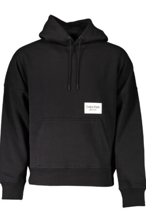 CALVIN KLEIN FELPA SENZA ZIP UOMO NERO
