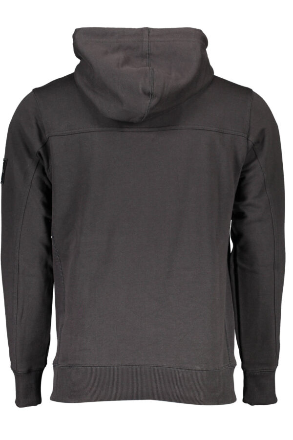 CALVIN KLEIN FELPA SENZA ZIP UOMO NERO - immagine 2