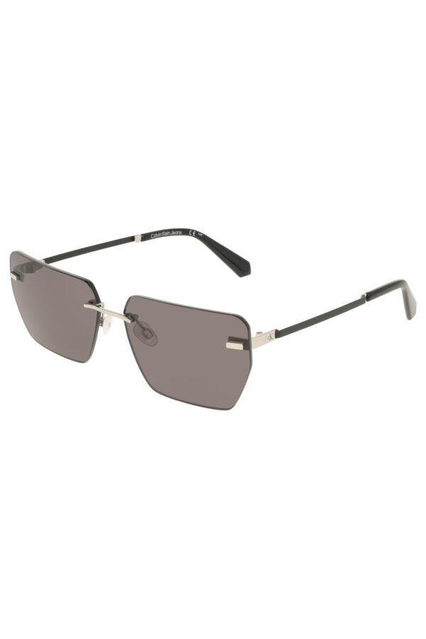 CALVIN KLEIN OCCHIALE DA SOLE UOMO ARGENTO - immagine 2