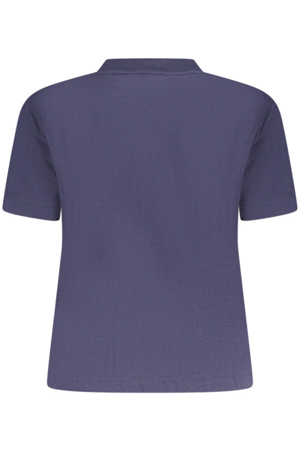 CALVIN KLEIN T-SHIRT MANICHE CORTE DONNA BLU - immagine 2