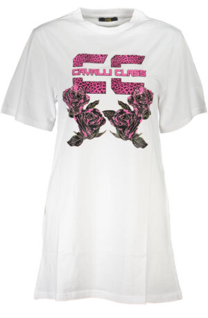 CAVALLI CLASS ABITO CORTO DONNA BIANCO