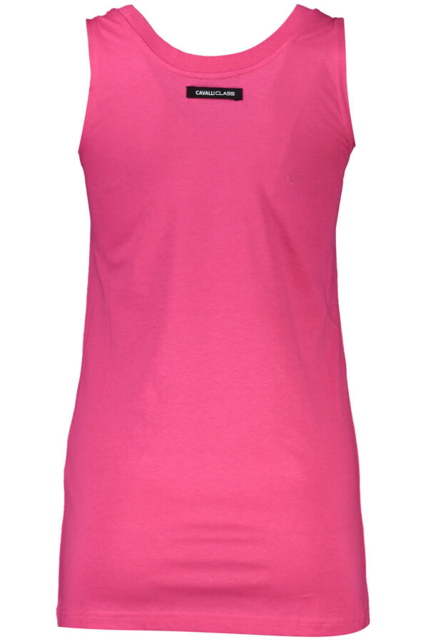 CAVALLI CLASS CANOTTA DONNA ROSA - immagine 2