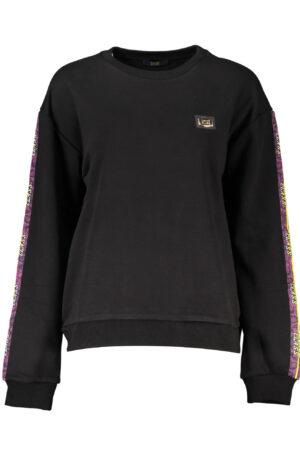 CAVALLI CLASS FELPA SENZA ZIP DONNA NERO