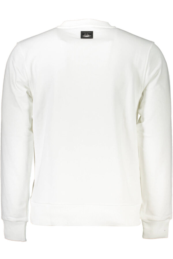CAVALLI CLASS FELPA SENZA ZIP UOMO BIANCO - immagine 2