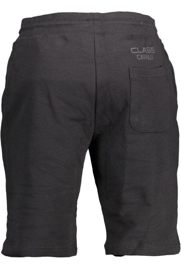 CAVALLI CLASS PANTALONE BERMUDA UOMO NERO - immagine 2