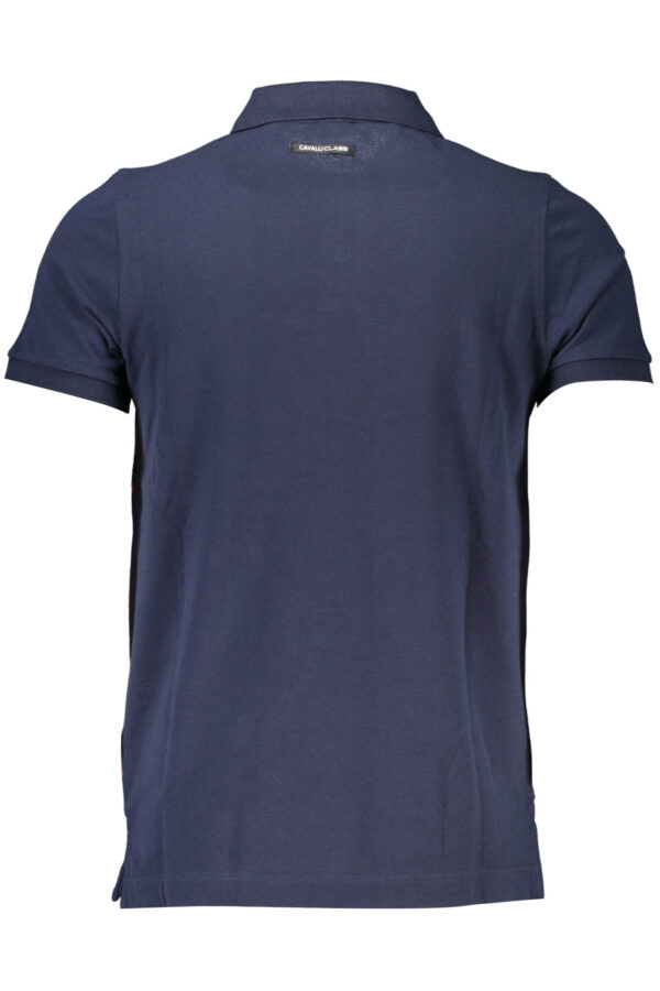 CAVALLI CLASS POLO MANICHE CORTE UOMO BLU - immagine 2