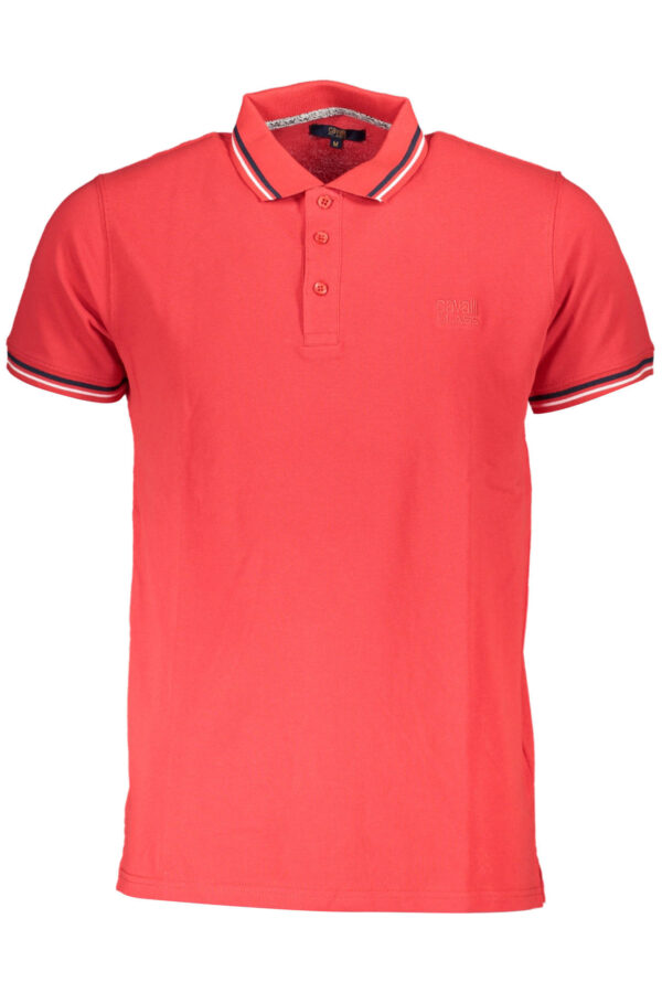 CAVALLI CLASS POLO MANICHE CORTE UOMO ROSSO