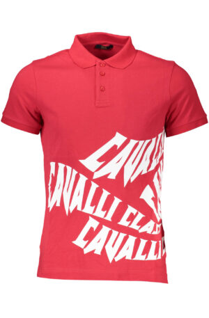 CAVALLI CLASS POLO MANICHE CORTE UOMO ROSSO