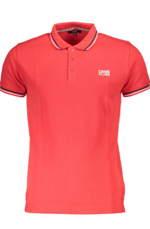 CAVALLI CLASS POLO MANICHE CORTE UOMO ROSSO