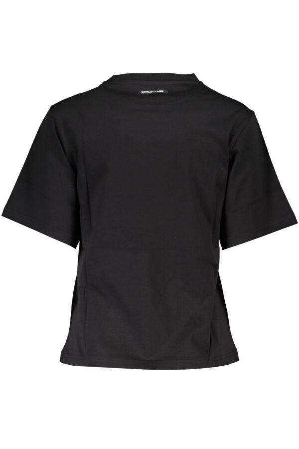 CAVALLI CLASS T-SHIRT MANICHE CORTE DONNA NERO - immagine 2