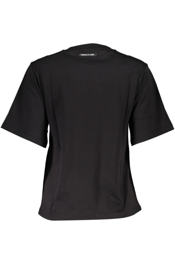 CAVALLI CLASS T-SHIRT MANICHE CORTE DONNA NERO - immagine 2
