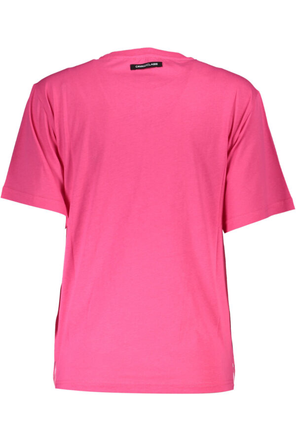 CAVALLI CLASS T-SHIRT MANICHE CORTE DONNA ROSA - immagine 2