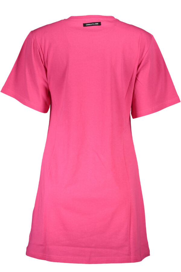 CAVALLI CLASS T-SHIRT MANICHE CORTE DONNA ROSA - immagine 2