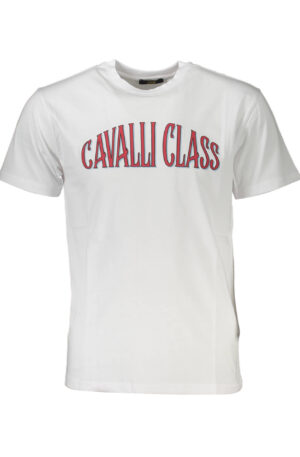 CAVALLI CLASS T-SHIRT MANICHE CORTE UOMO BIANCO