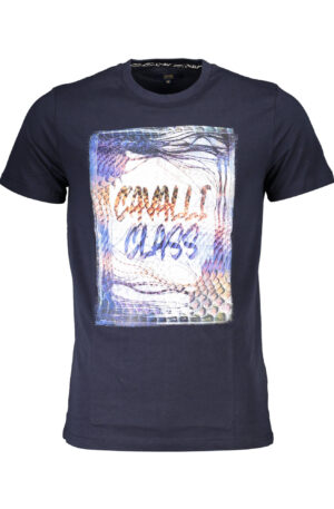 CAVALLI CLASS T-SHIRT MANICHE CORTE UOMO BLU