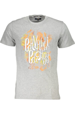 CAVALLI CLASS T-SHIRT MANICHE CORTE UOMO GRIGIO