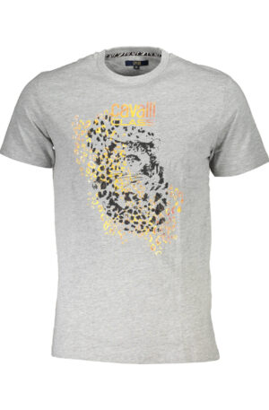 CAVALLI CLASS T-SHIRT MANICHE CORTE UOMO GRIGIO