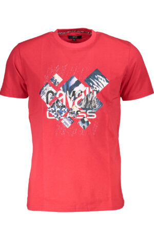 CAVALLI CLASS T-SHIRT MANICHE CORTE UOMO ROSSO