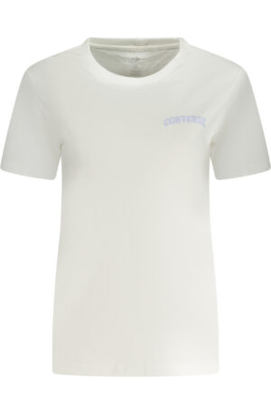 CONVERSE T-SHIRT MANICHE CORTE DONNA BIANCO