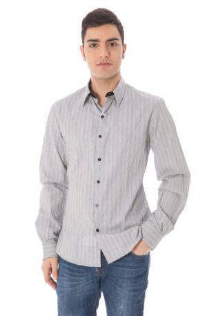 COSTUME NATIONAL CAMICIA MANICHE LUNGHE UOMO BIANCO
