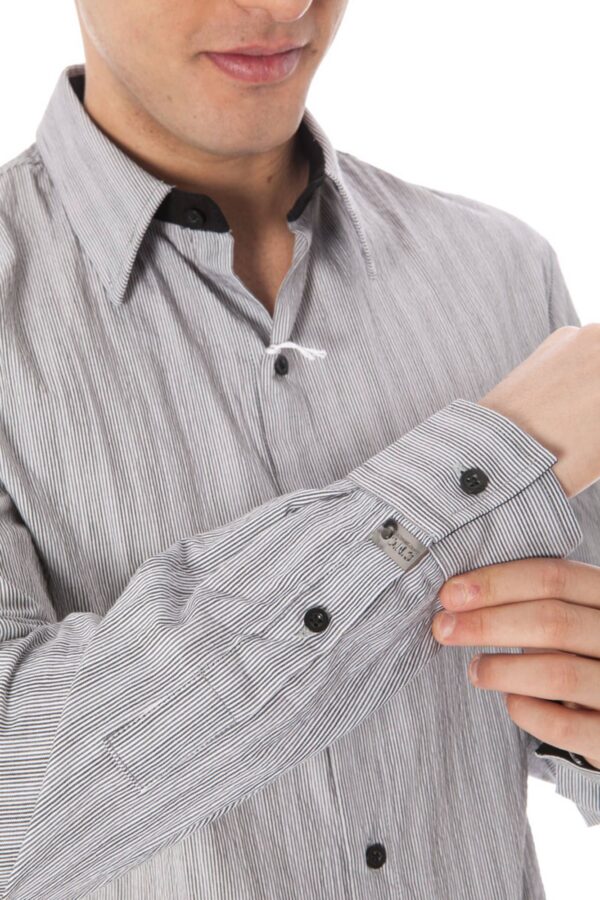 COSTUME NATIONAL CAMICIA MANICHE LUNGHE UOMO BIANCO - immagine 2