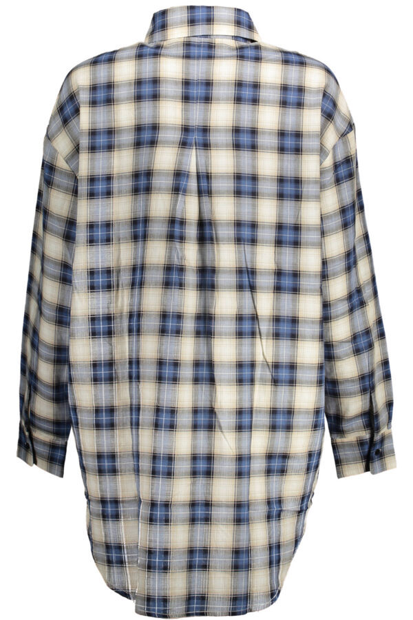 DESIGUAL CAMICIA MANICHE LUNGHE DONNA BLU - immagine 2