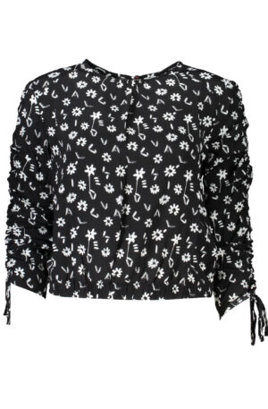 DESIGUAL CAMICIA MANICHE LUNGHE DONNA NERO