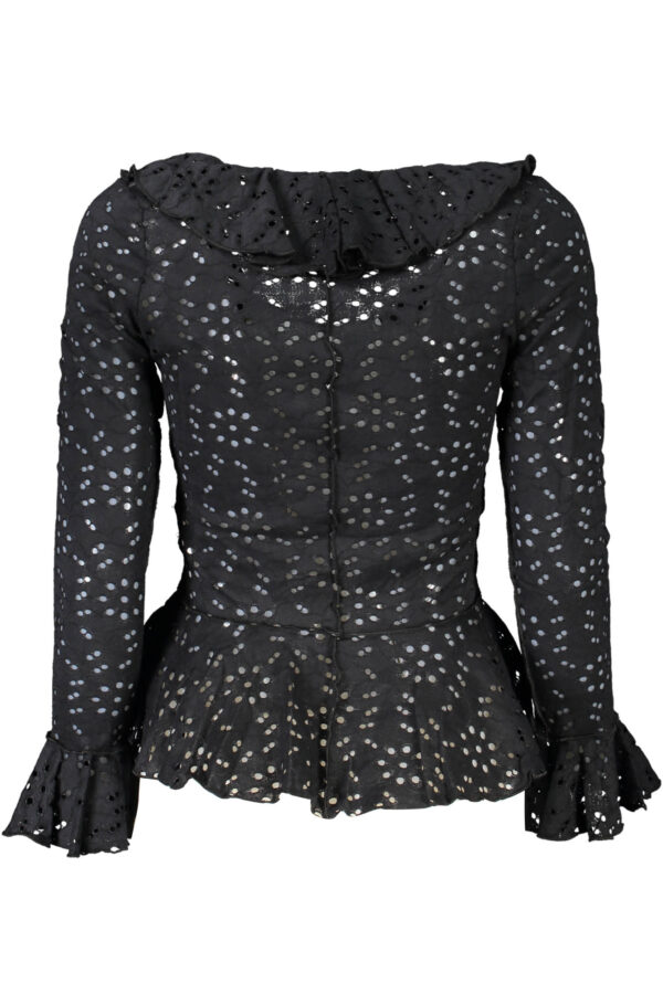 DESIGUAL CAMICIA MANICHE LUNGHE DONNA NERO - immagine 2