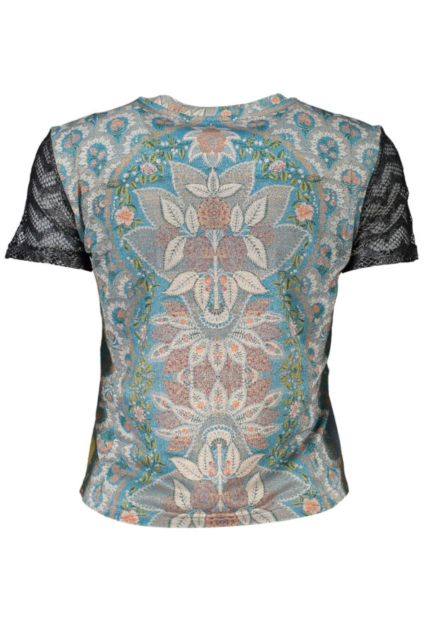 DESIGUAL T-SHIRT MANICHE CORTE DONNA AZZURRO - immagine 2