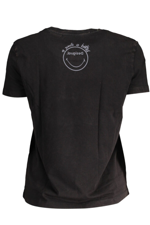 DESIGUAL T-SHIRT MANICHE CORTE DONNA NERO - immagine 2