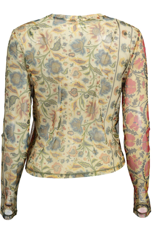 DESIGUAL T-SHIRT MANICHE LUNGHE DONNA BEIGE - immagine 2