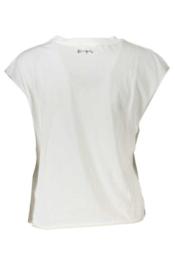 DESIGUAL T-SHIRT SENZA MANICHE DONNA BIANCO - immagine 2
