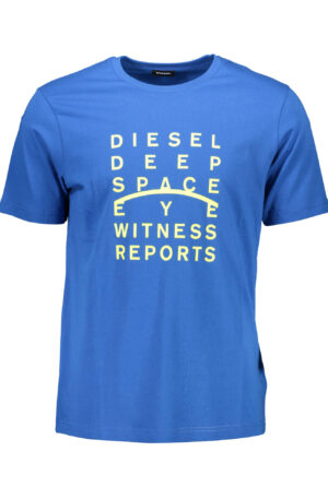 DIESEL T-SHIRT MANICHE CORTE UOMO BLU