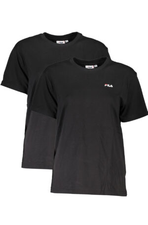 FILA T-SHIRT MANICHE CORTE DONNA NERO