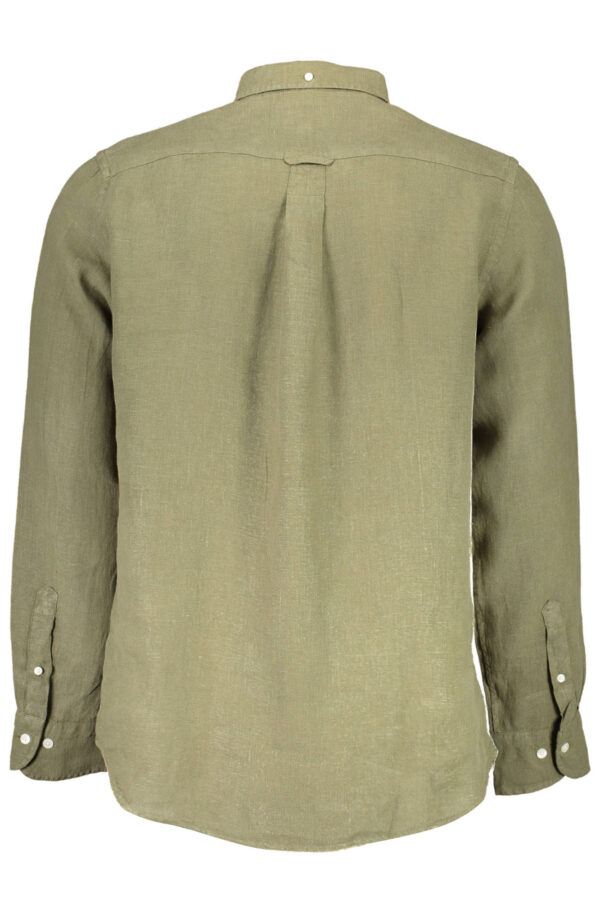 GANT CAMICIA MANICHE LUNGHE UOMO VERDE - immagine 2