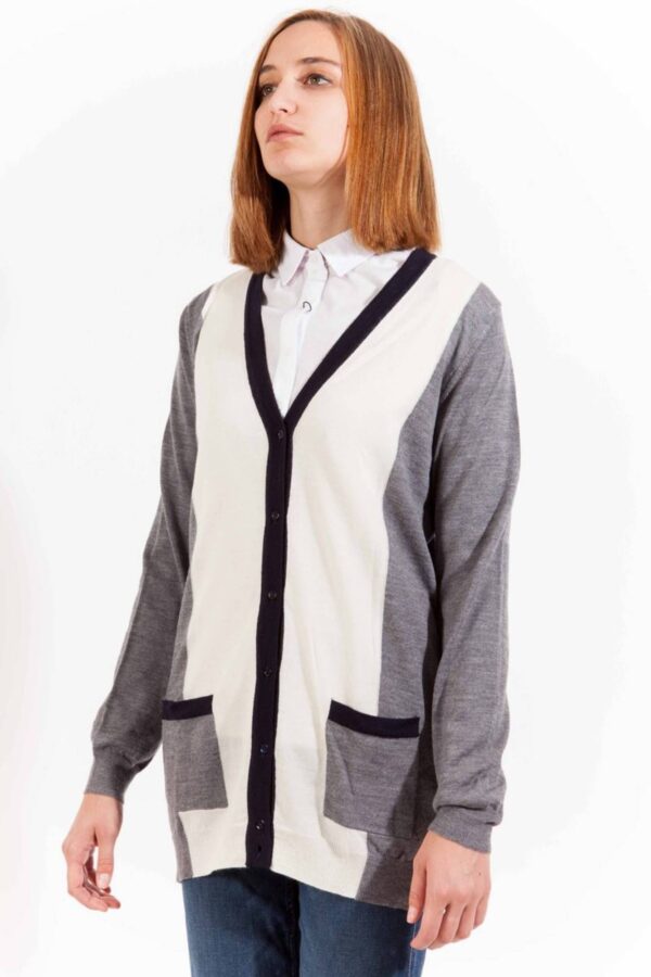 GANT CARDIGAN DONNA GRIGIO - immagine 3