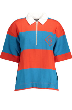 GANT POLO MANICHE CORTE DONNA ROSSO