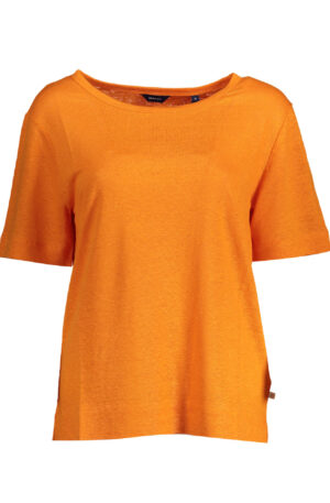 GANT T-SHIRT MANICHE CORTE DONNA ARANCIO