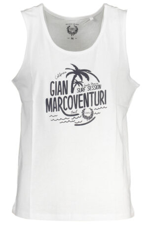 GIAN MARCO VENTURI CANOTTA UOMO BIANCO
