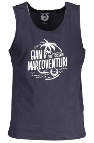 GIAN MARCO VENTURI CANOTTA UOMO BLU