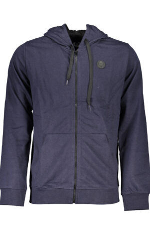 GIAN MARCO VENTURI FELPA CON ZIP UOMO BLU