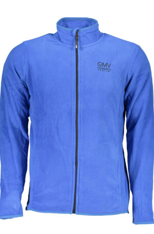 GIAN MARCO VENTURI FELPA CON ZIP UOMO BLU
