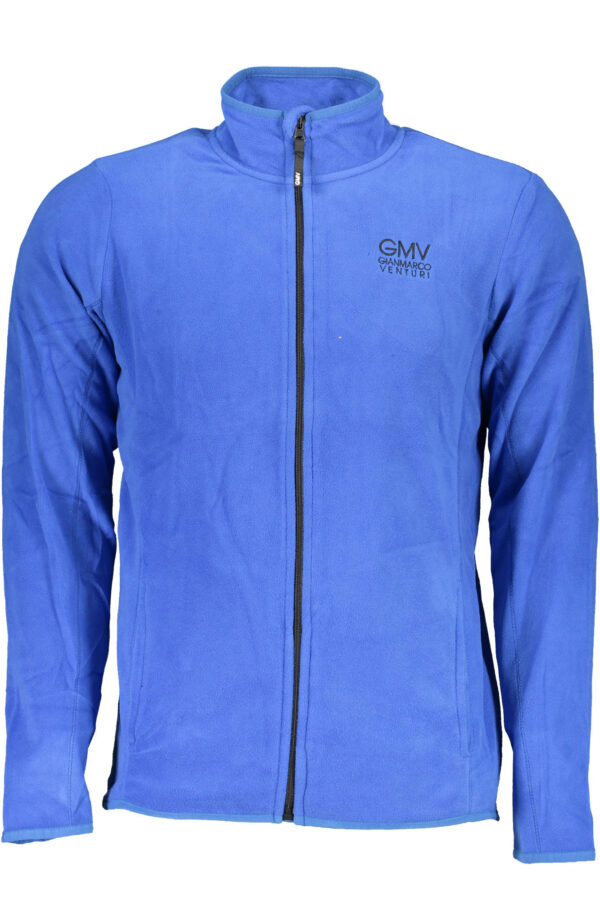 GIAN MARCO VENTURI FELPA CON ZIP UOMO BLU