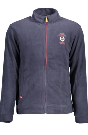 GIAN MARCO VENTURI FELPA CON ZIP UOMO BLU