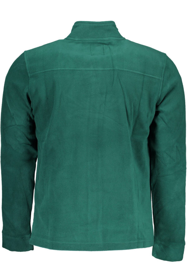 GIAN MARCO VENTURI FELPA CON ZIP UOMO VERDE - immagine 2