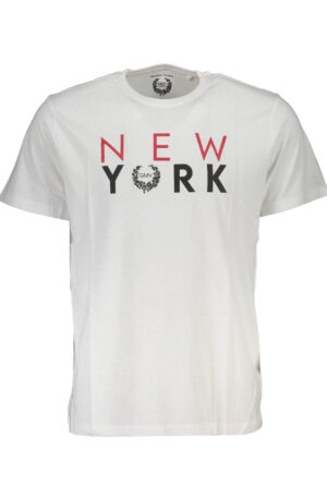 GIAN MARCO VENTURI T-SHIRT MANICHE CORTE UOMO BIANCO
