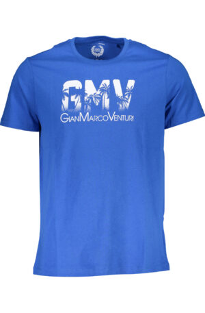 GIAN MARCO VENTURI T-SHIRT MANICHE CORTE UOMO BLU