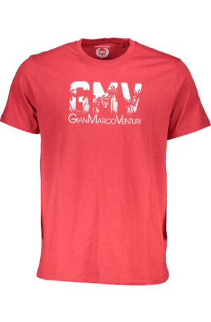 GIAN MARCO VENTURI T-SHIRT MANICHE CORTE UOMO ROSSO