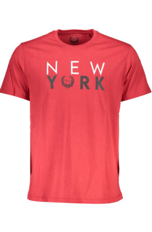 GIAN MARCO VENTURI T-SHIRT MANICHE CORTE UOMO ROSSO
