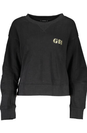 GUESS JEANS FELPA SENZA ZIP DONNA NERO